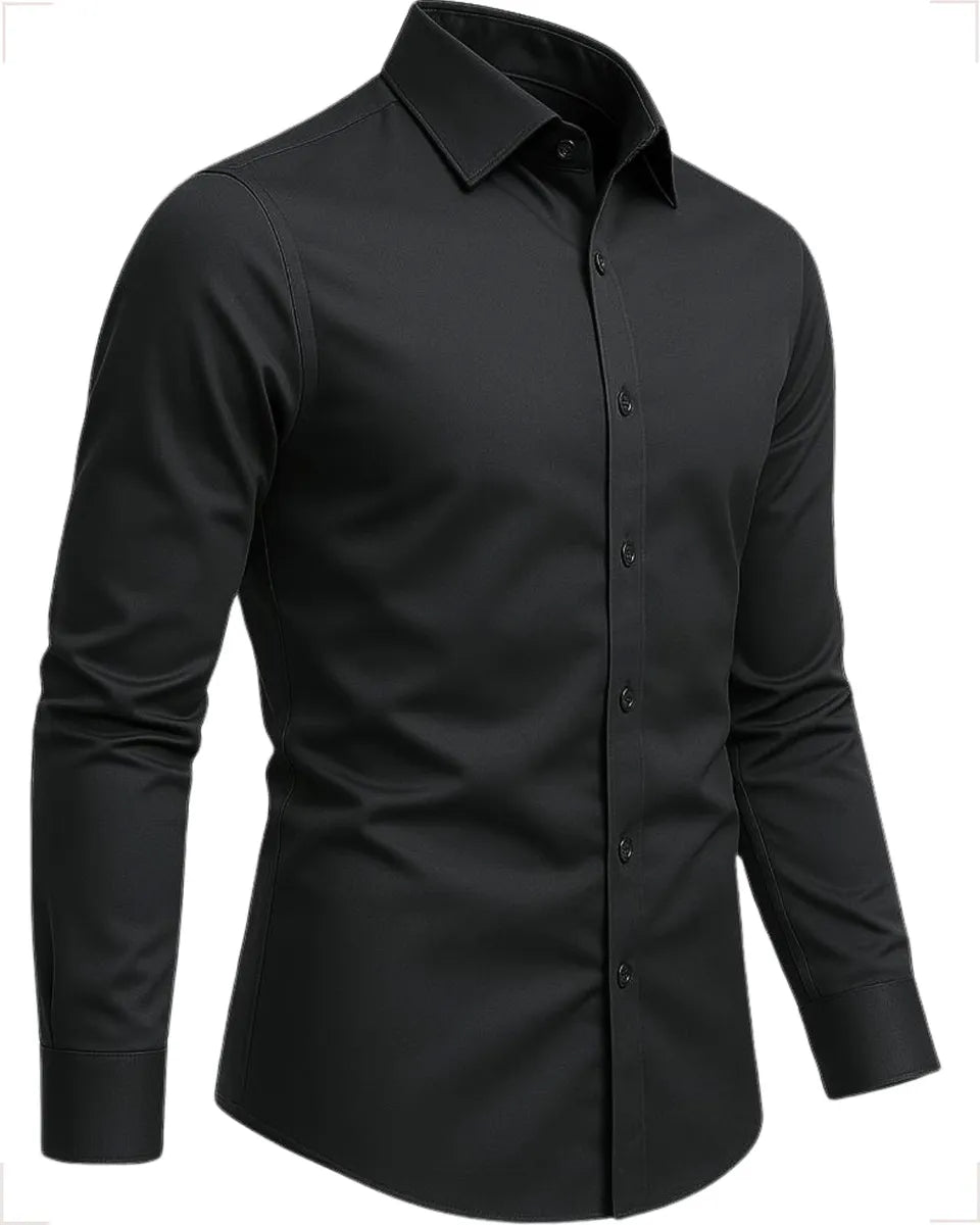 Men’s Luxury Slim Fit Dress Shirt – Premium Affluere Fabric